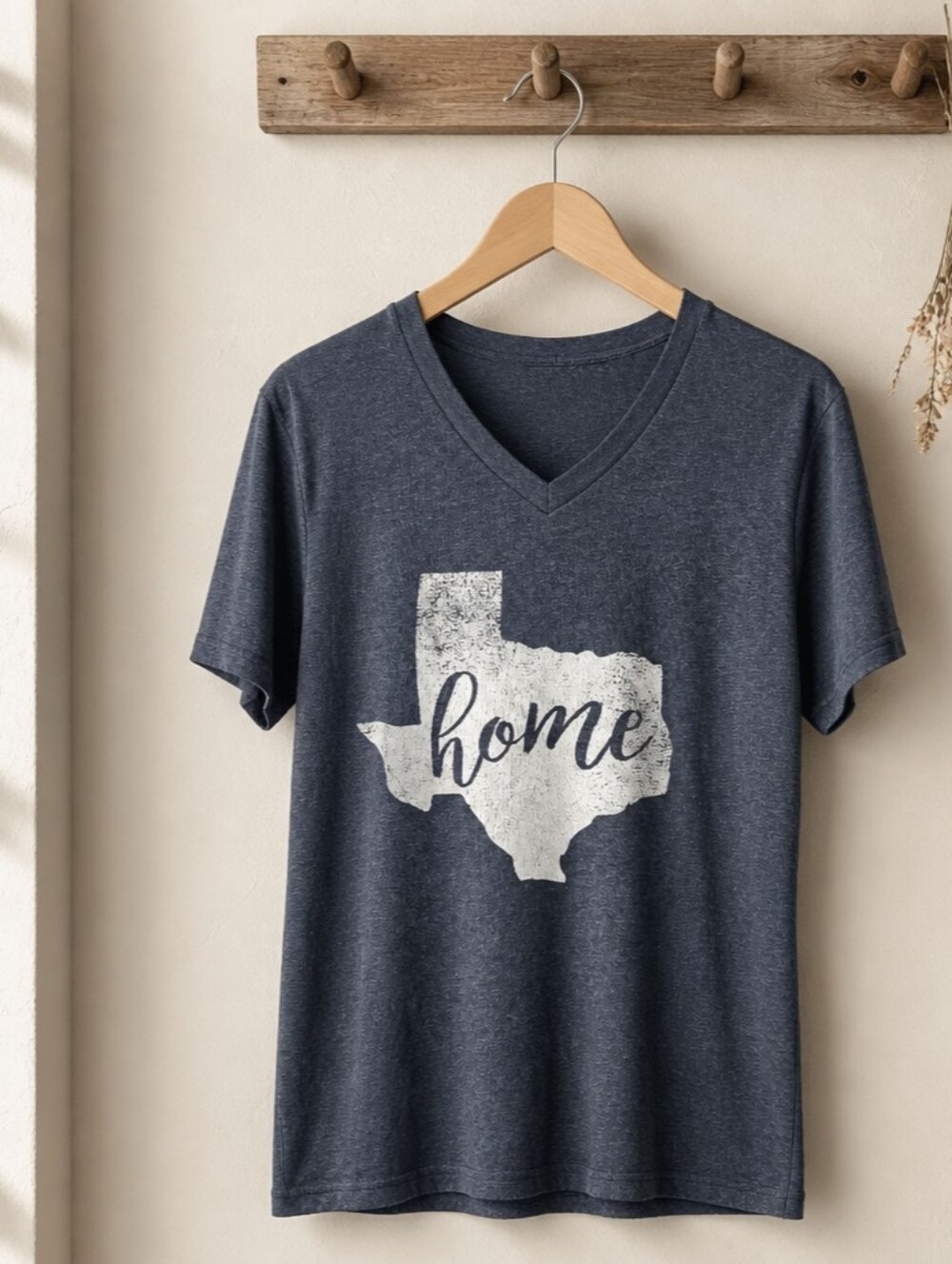 Gray Texas Home Short SleeveT-Shirt Women's Size XL